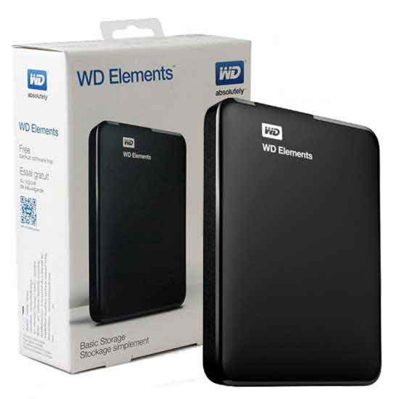 Wd Elements 2tb Portable External Hard Drive (blac