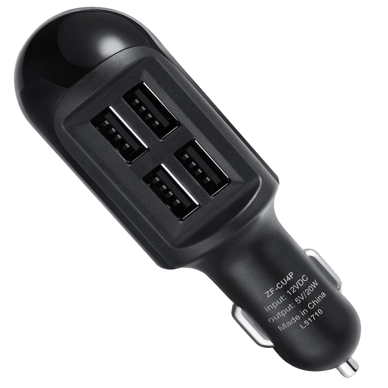 ZOOOK ZF-CU4P CAR CHARGER WITH 4 USB PORT